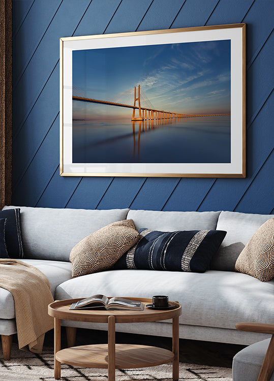 Poster „Brücke zur Unendlichkeit II“.