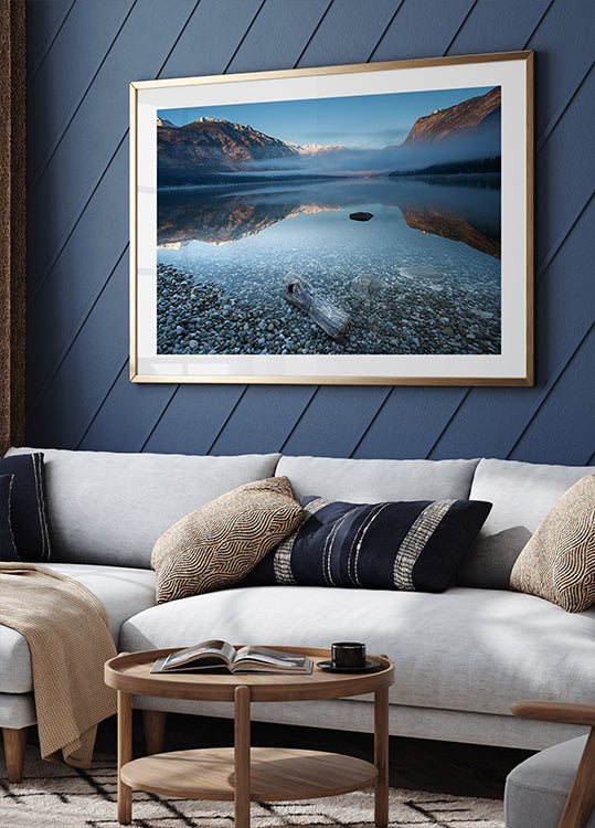 Poster „Bohinjs Ruhe“.