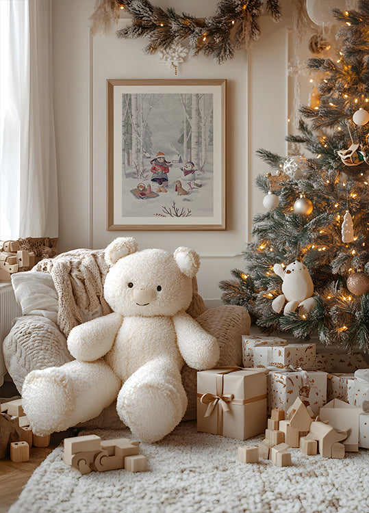 Wintermädchen-Poster