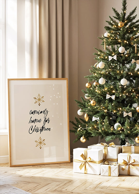 Poster „Zuhause, süßes Zuhause“.