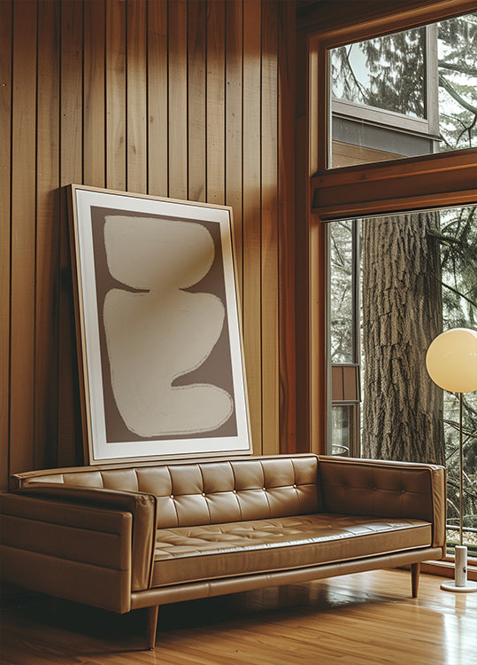 Abstraktes Flüstern-Poster