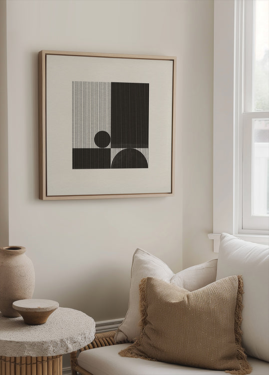 Geometrisches Harmonie-Poster