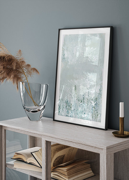 Poster „Winterweißer Wald, Szene 2“.