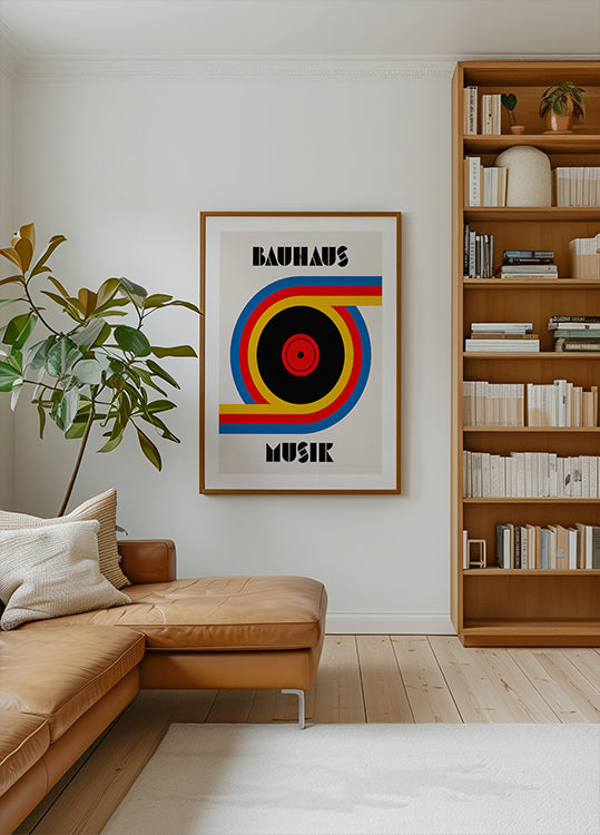 Bauhaus-Musik-Vinyl-Poster