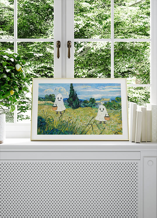 Halloween-Landschaftsplakat