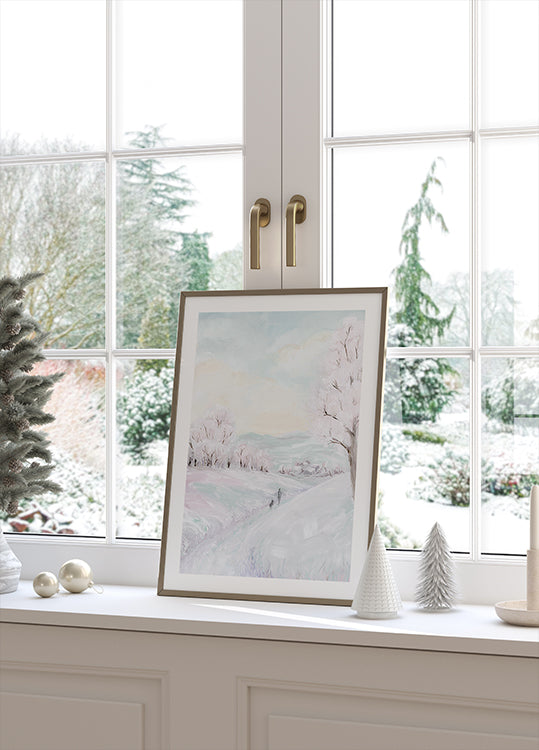 Der Winterspaziergang Poster