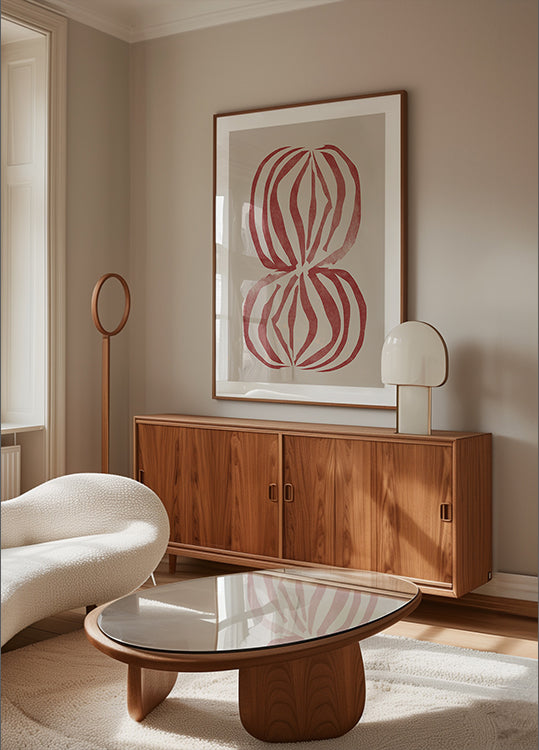 Crimson Echoforms Poster