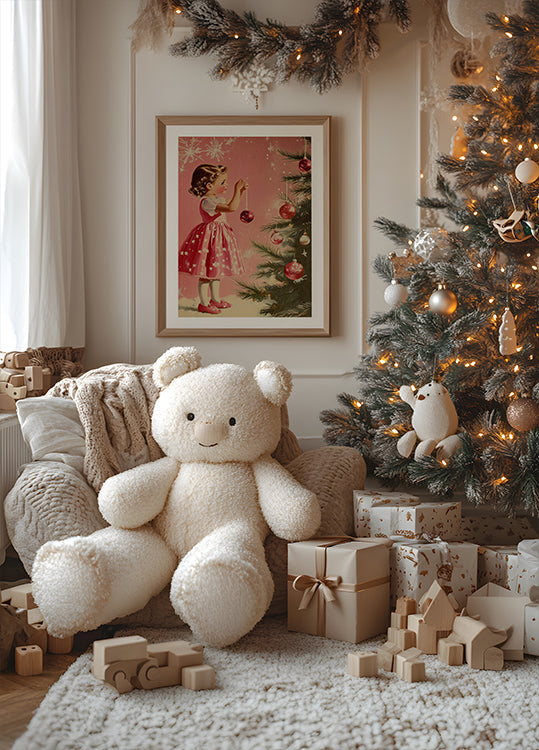 Mädchen mit Kugeln Poster