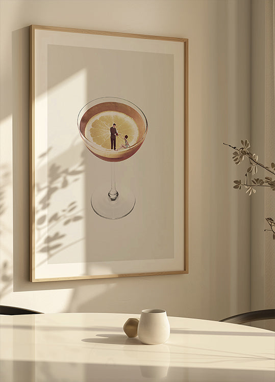 Mein Getränk braucht ein Getränk Poster