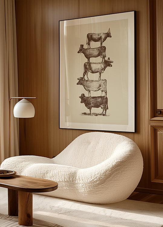 Kuh-Kuh-Nüsse-Plakat