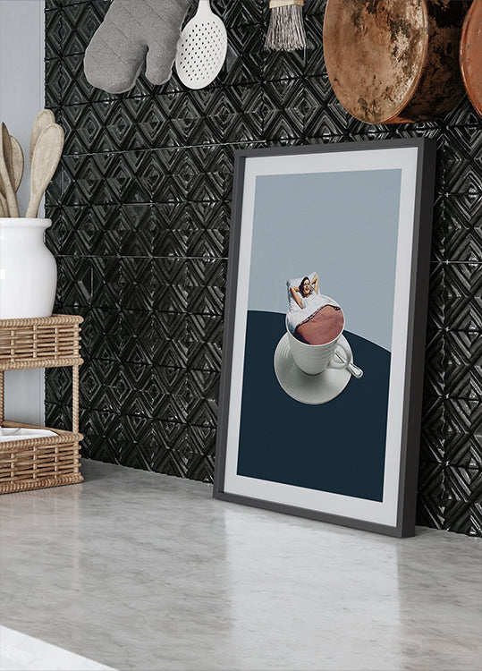 Poster mit Morgenritualen