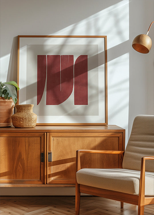 Rustikales Harmonie-Poster