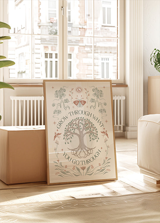 Wachsen Sie durch Poster