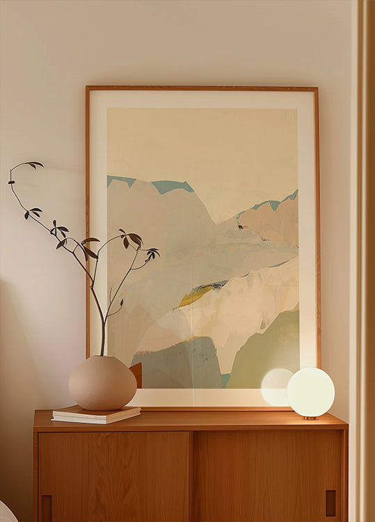 Poster „Peachy Mountain Range 2“.