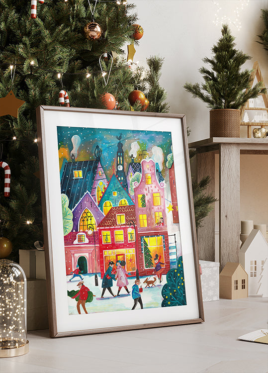 Weihnachten in Amsterdam Poster