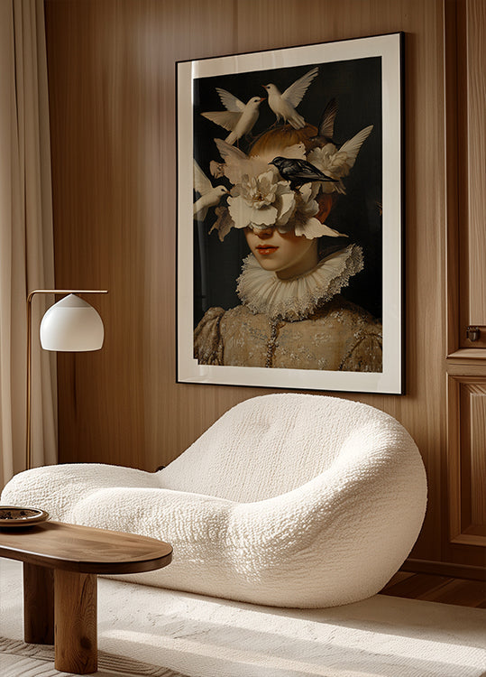 Ruhiges Blütenplakat