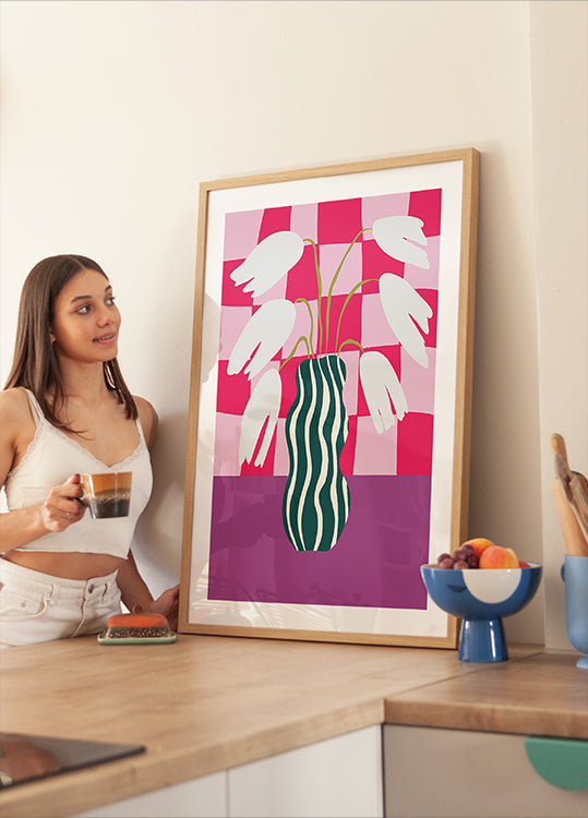 Blühende Schönheiten Poster