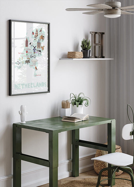 Die niederländische Illustration der Künstlerin Carla Daly Poster