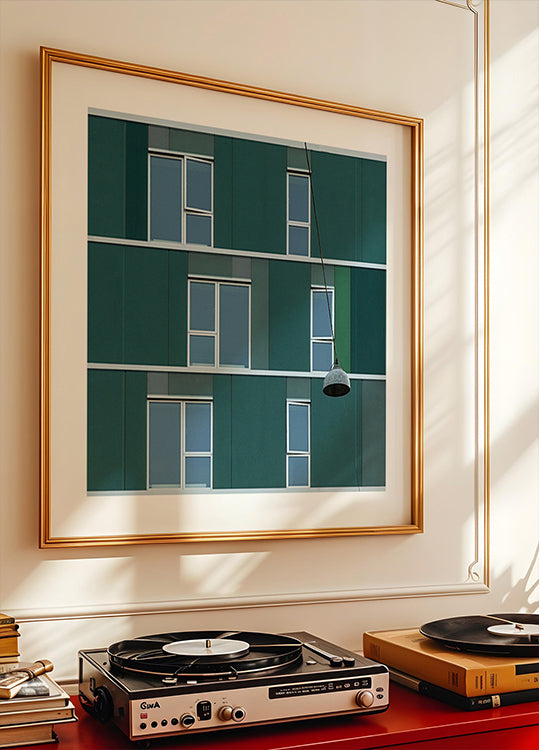 Straßenlaternenplakat