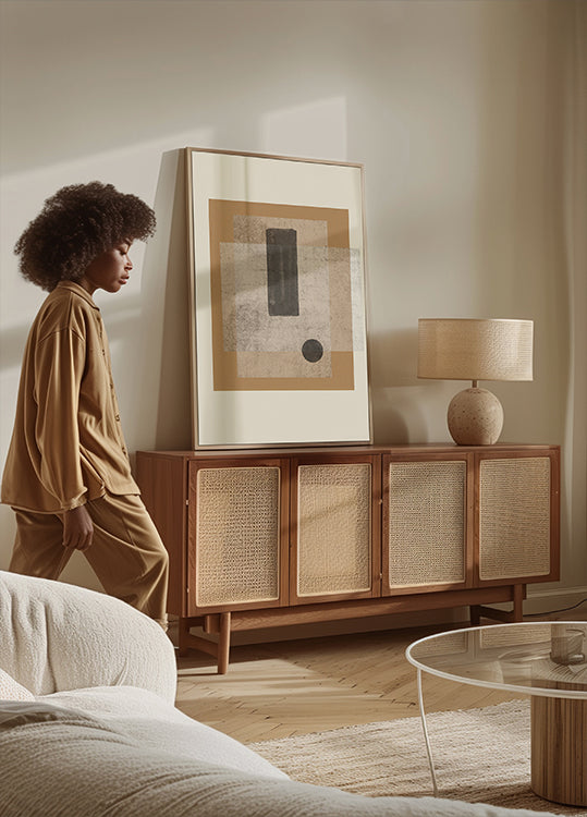 Geometrisches Harmonie-Poster