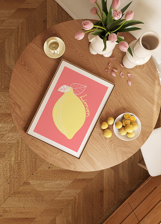 Gelber Zitrus-Charme