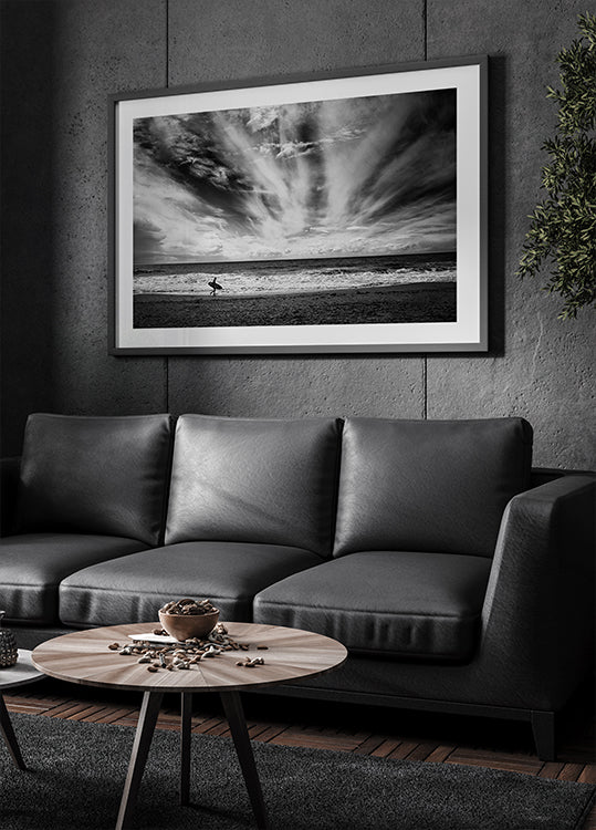 Die Einsamkeit eines Surfers