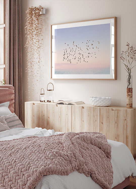 Poster zum Sonnenuntergangsflug