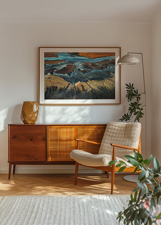 California Aerial - Die Wüste von oben Poster