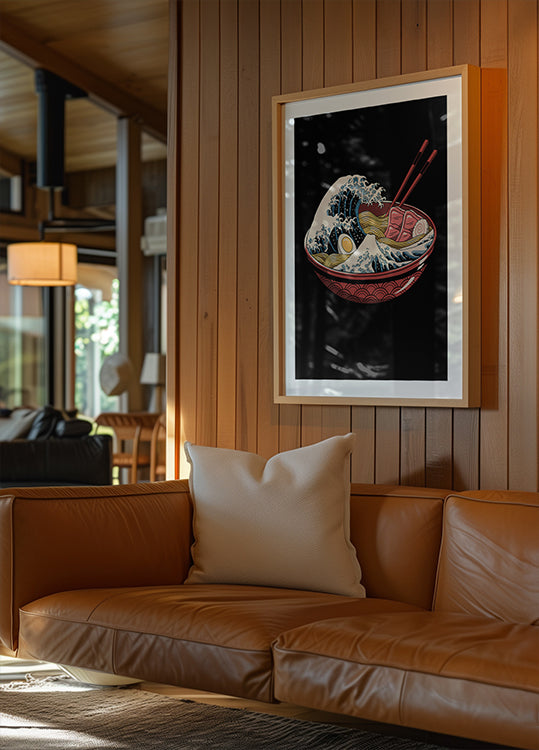 Tolles Ramen-Wellen-Poster