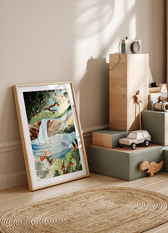 Poster „Swingset Dreams“.