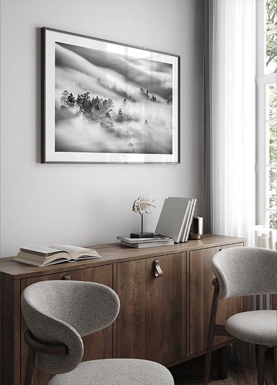 Flüstern durch den Nebel Poster