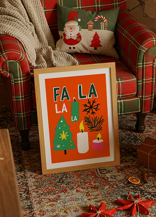 Festliches Cheer-Burst-Poster