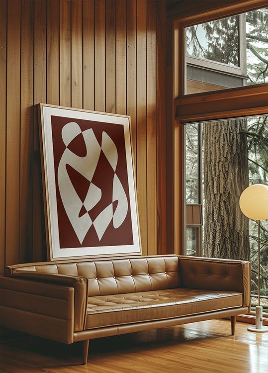 Geometrische moderne Formen 1 Poster