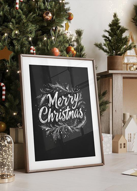 Feiertags-Kreide-Wünsche-Plakat