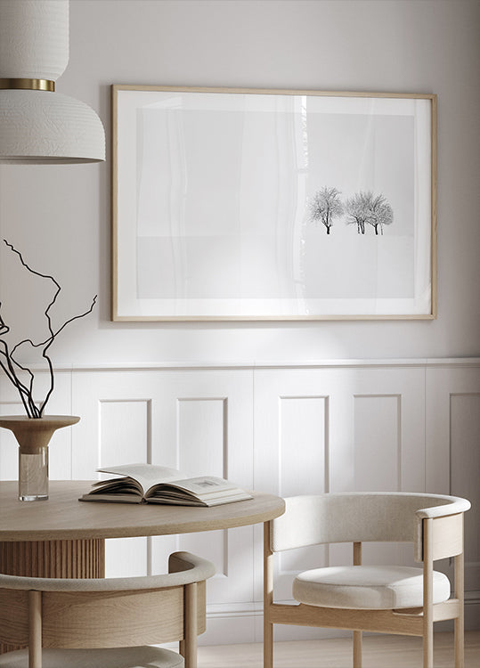 Baum und Stille Poster