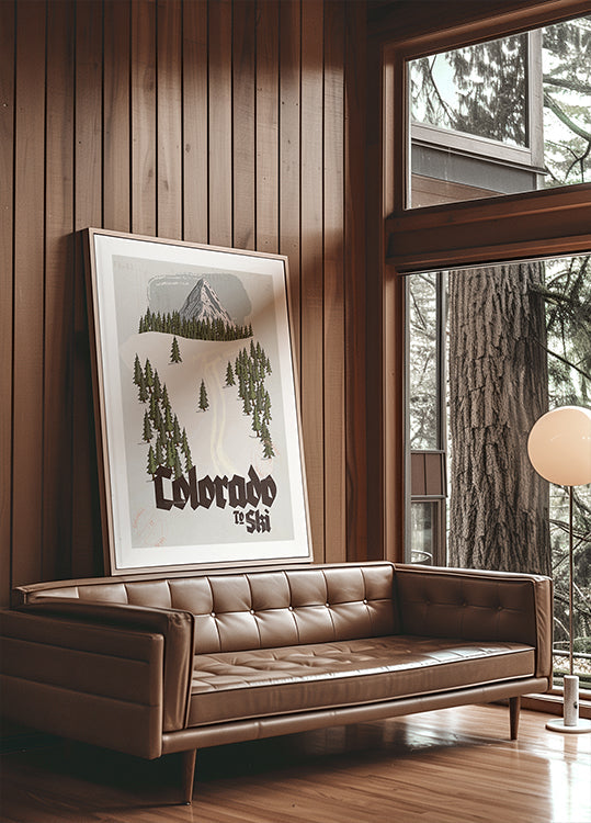 Colorado Two Ski Poster