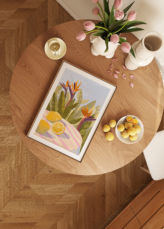 Zitronen-Twist-Poster