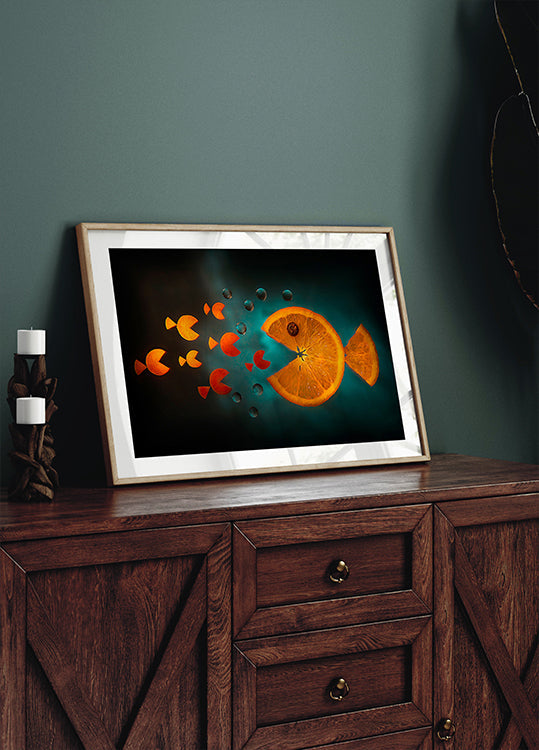 Orangefarbener Fisch