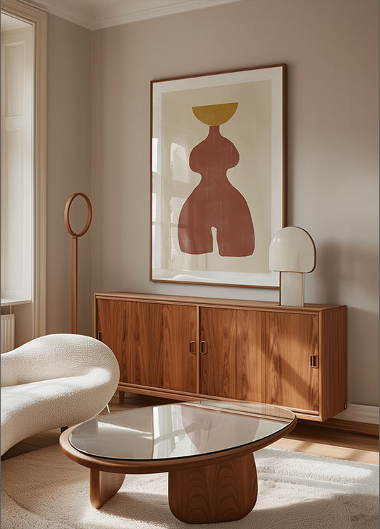 Abstraktes Balance-Poster