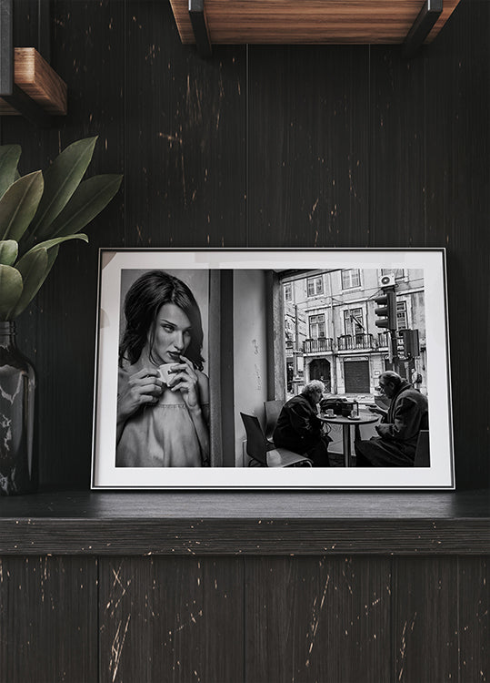 Poster „Kaffeegespräche“.