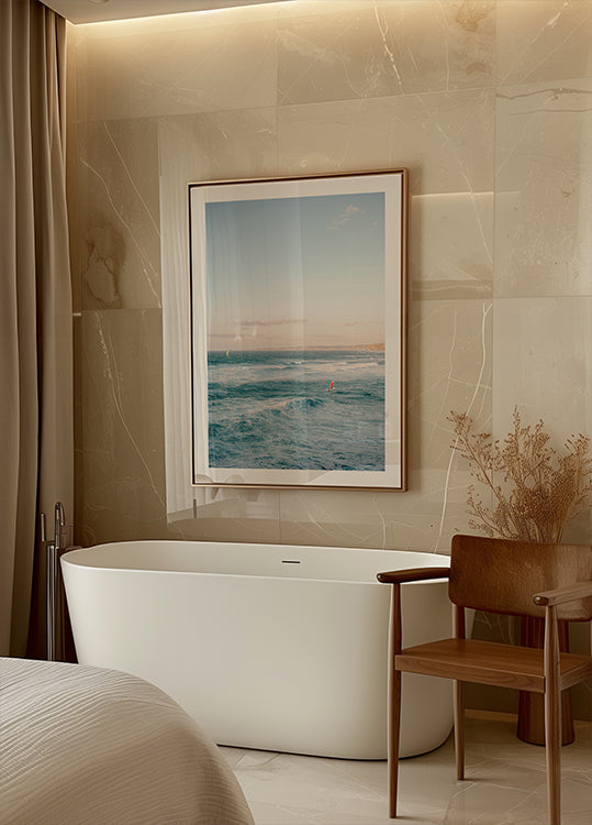 Poster zum Windsurfen an der Algarve