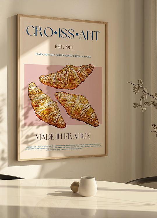 Flaky French Delight  Plakat - Posterbox