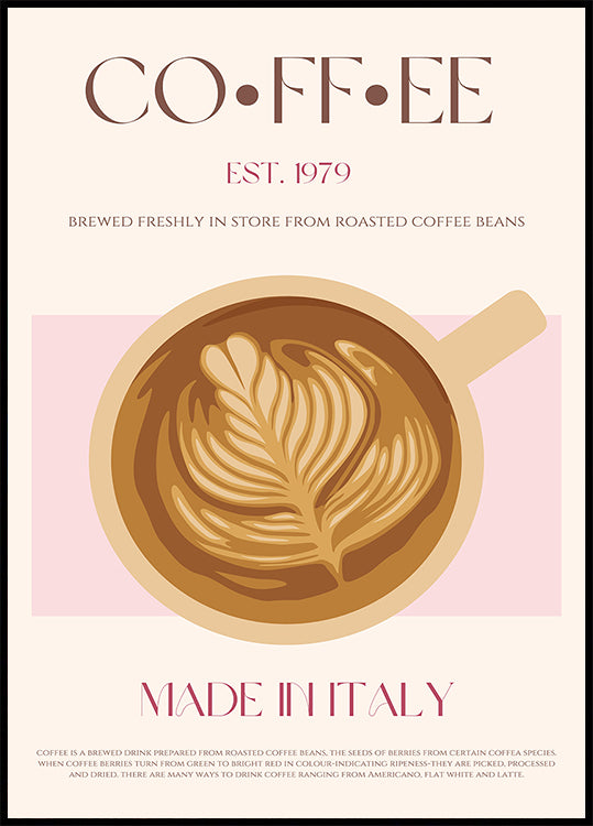 Italian Coffee Plakat - Posterbox