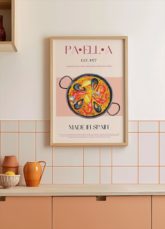 Paella Delight Plakat - Posterbox