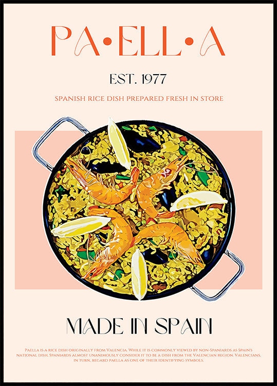 Paella Perfection Plakat - Posterbox