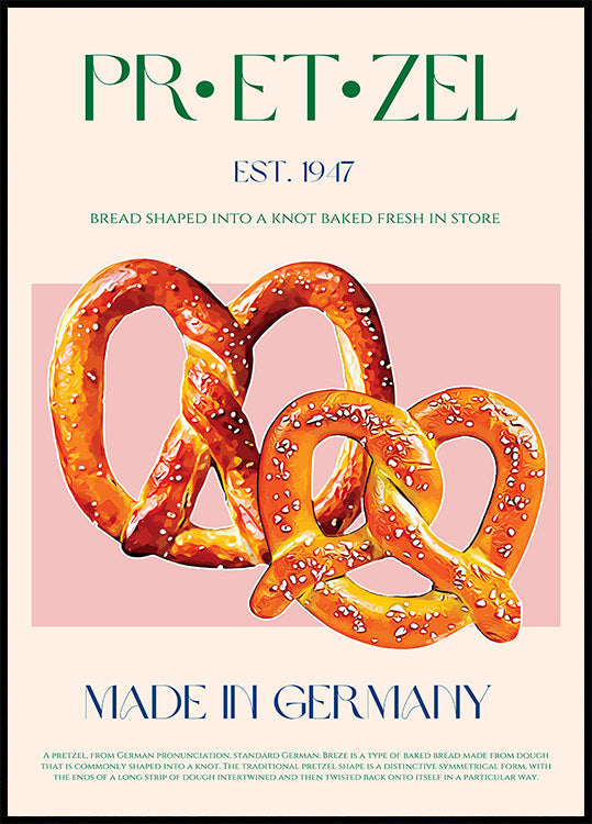 Pretzel Delight Plakat - Posterbox
