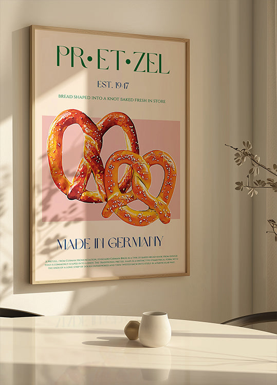 Pretzel Delight Plakat - Posterbox