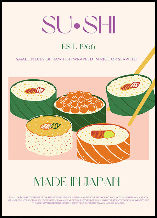 Sushi Delight Plakat - Posterbox