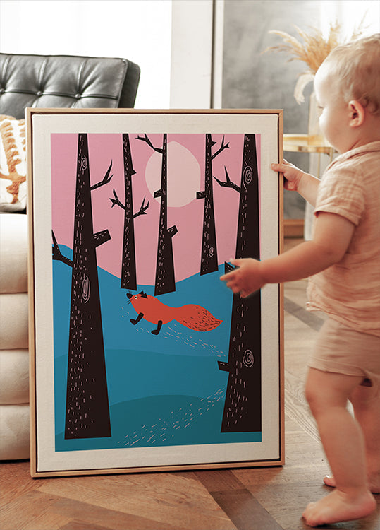 Winter Fox Plakat - Posterbox