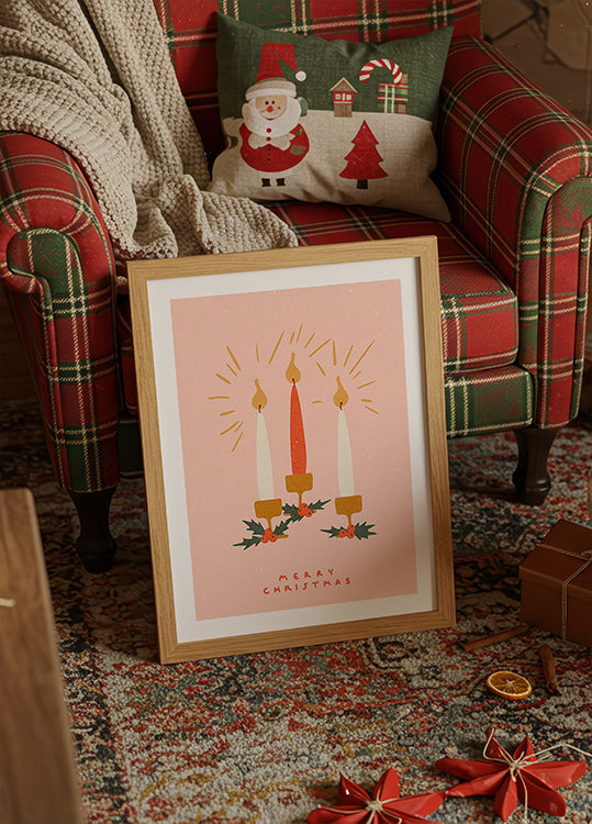 Christmas Candles Plakat - Posterbox